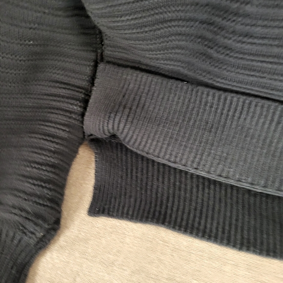 Madewell Ruffle Cotton Merino Sweater Small - Picture 4 of 8